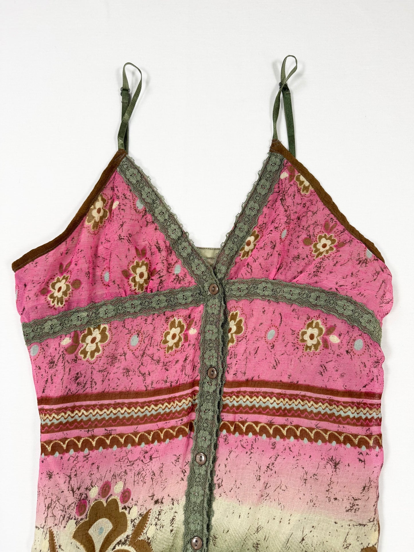 Pink & Green Cami ♡ XL