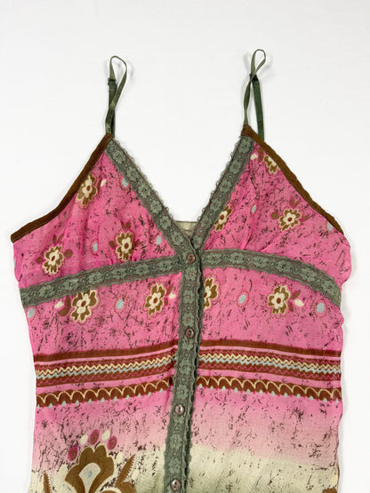 Pink & Green Cami ♡ XL