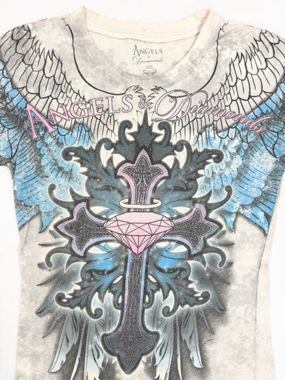 Angels & Diamonds MCBLING Tee ♡ M