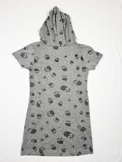 Skull Hooded Top ♡ Size S