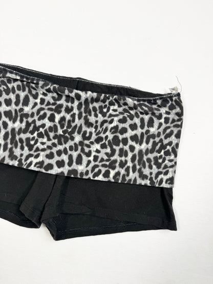 Leopard PINK Fold Over Shorts ♡ M