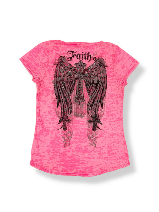 Hot Pink Wing Tee ♡ Size L