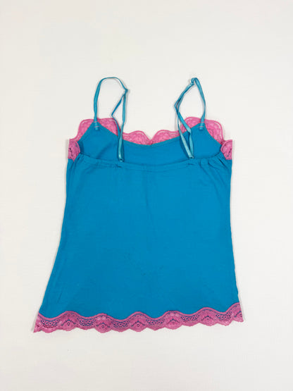 PINK Victorias Secret Blue & Pink Cami ♡ S