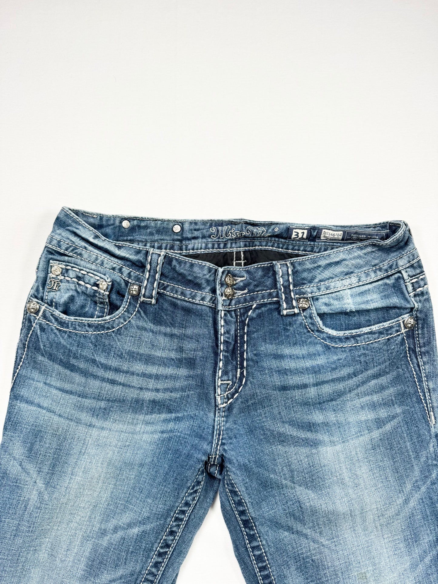 Sequin Miss Me Flared Jeans ♡ 31”