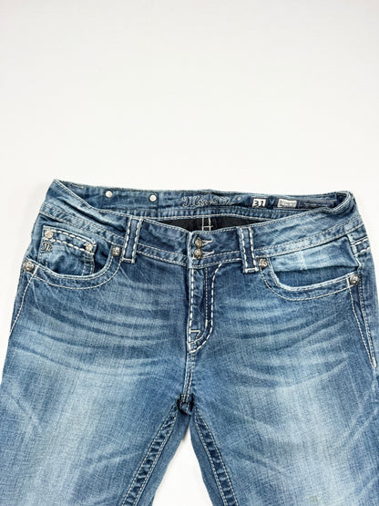 Sequin Miss Me Flared Jeans ♡ 31”