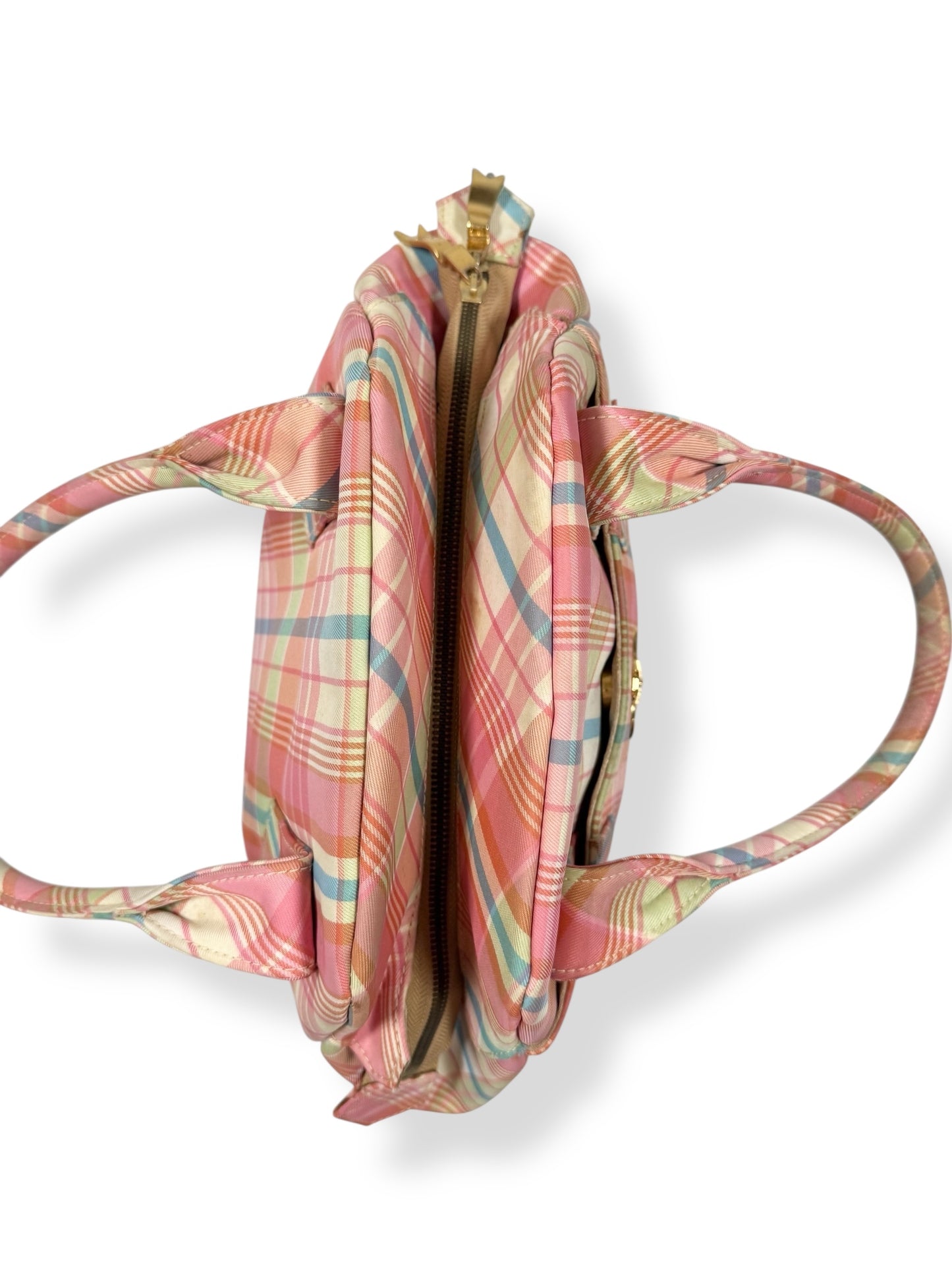 Vivienne Westwood Pink Plaid Bag