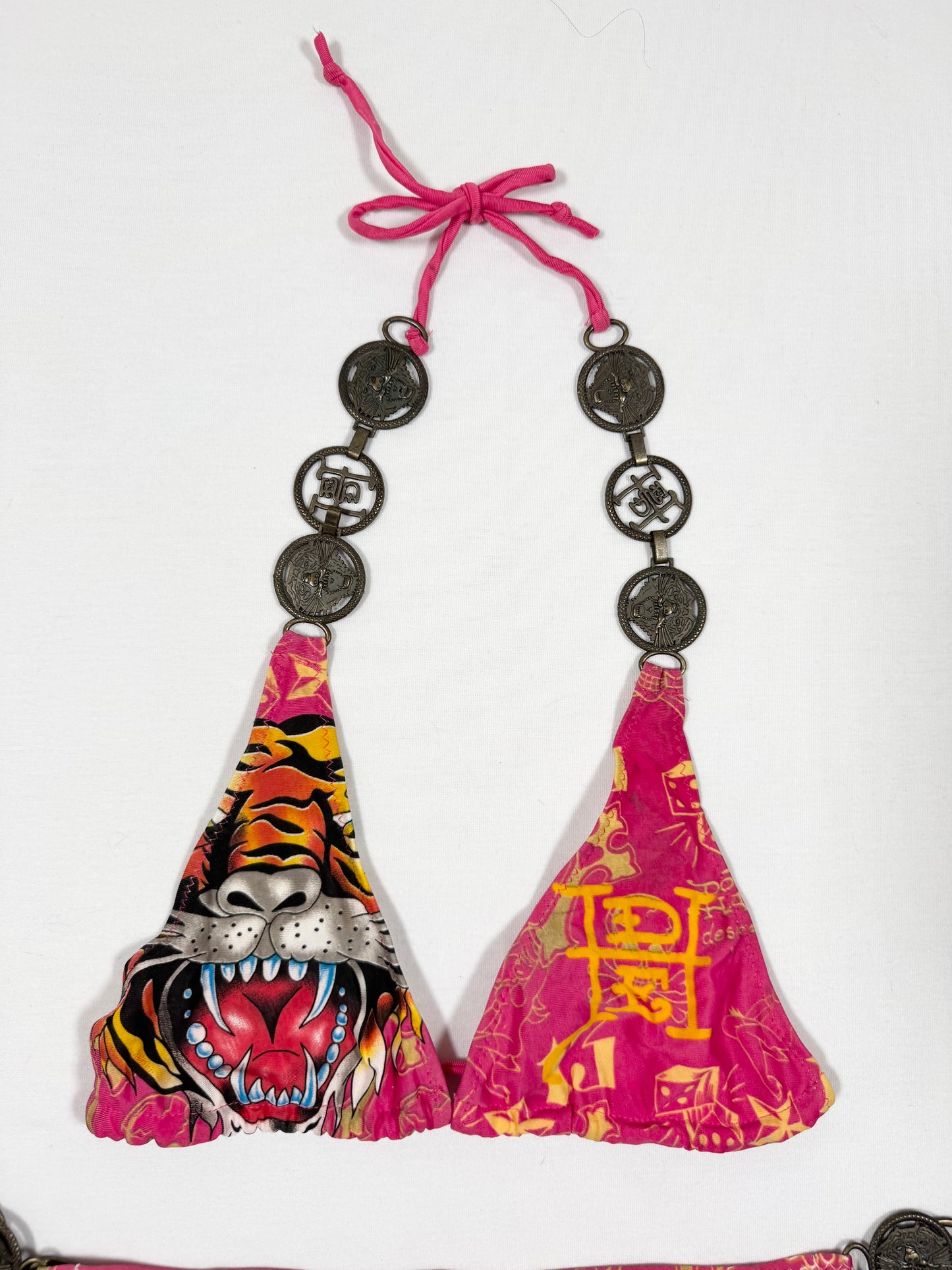 Ed Hardy Pink Chain Bikini