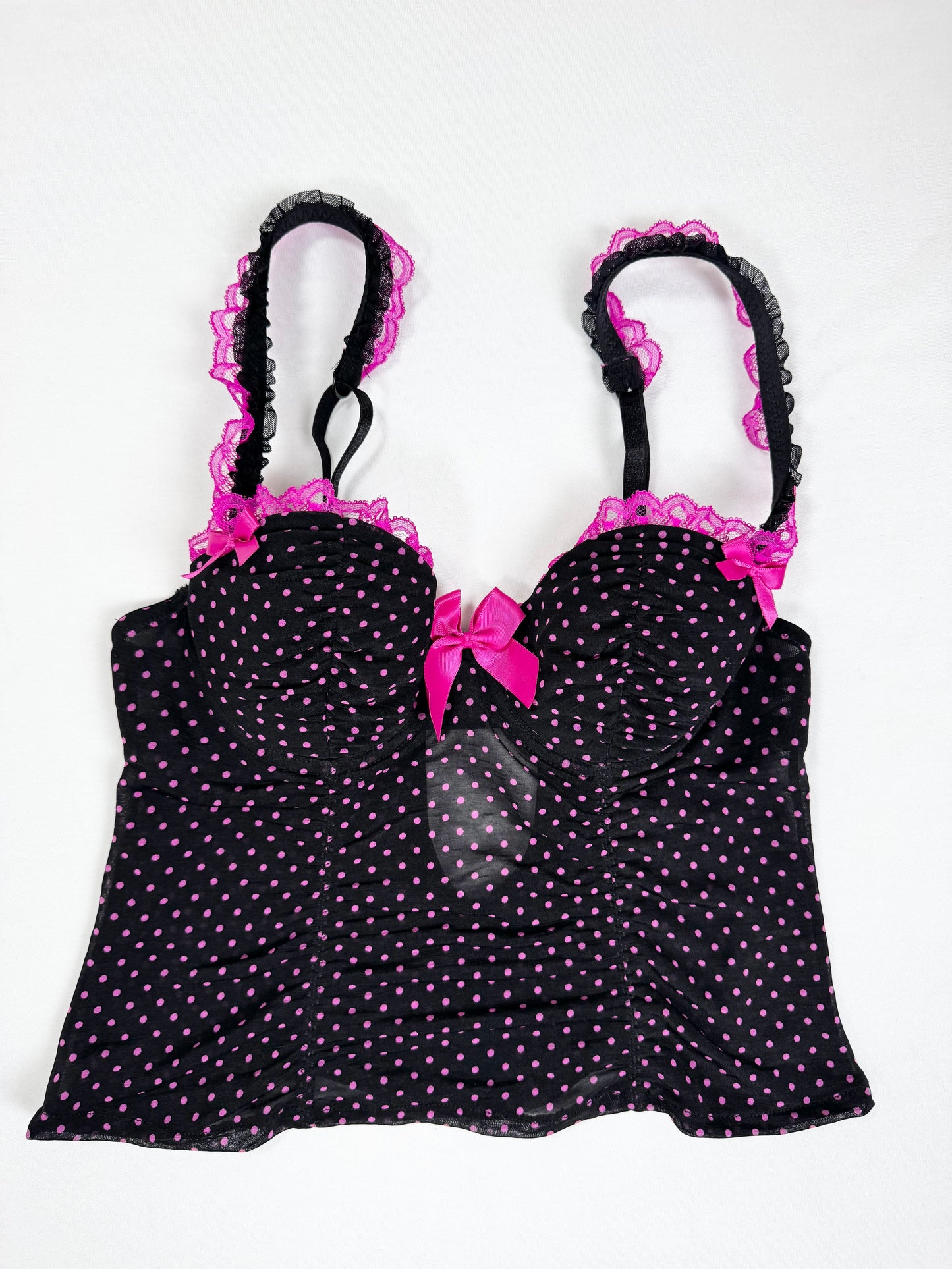 La Senza Polka Ruffle Cami Set ♡ S