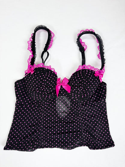 La Senza Polka Ruffle Cami Set ♡ S