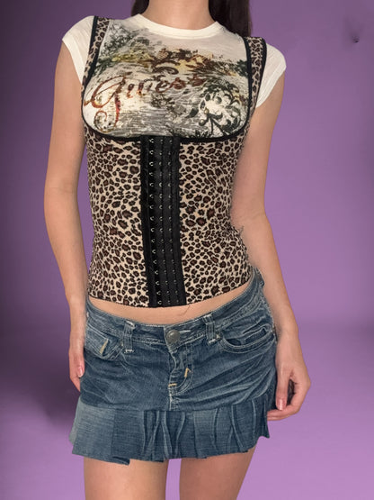 Leopard Underbust Corset ♡ Size XS/S