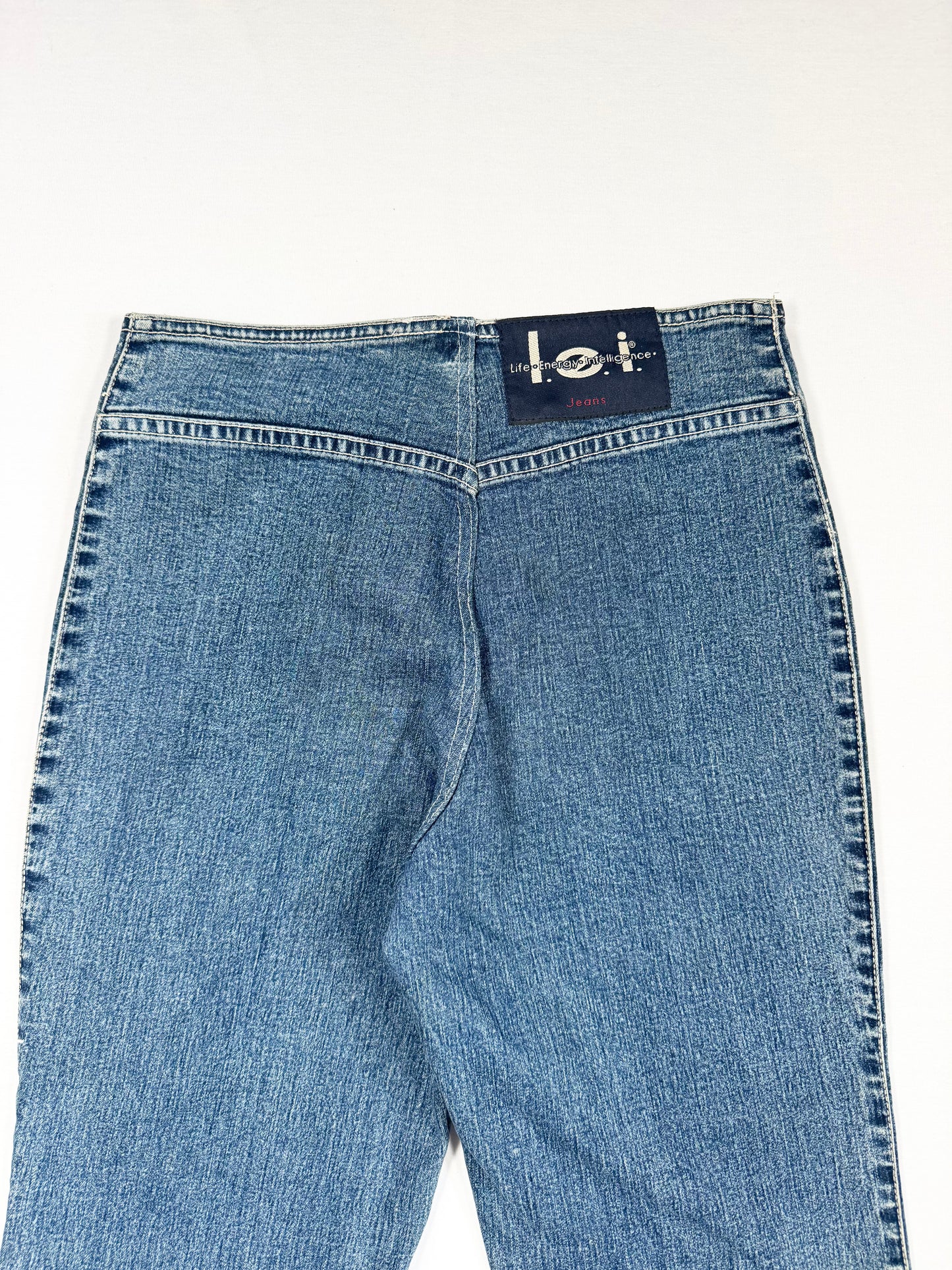 L.e.i Embroidered Suede Zip Flared Jeans ♡ S
