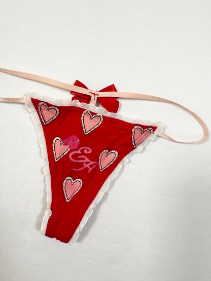 Red Ed Hardy Heart Cami Dress & Thong ♡ XS