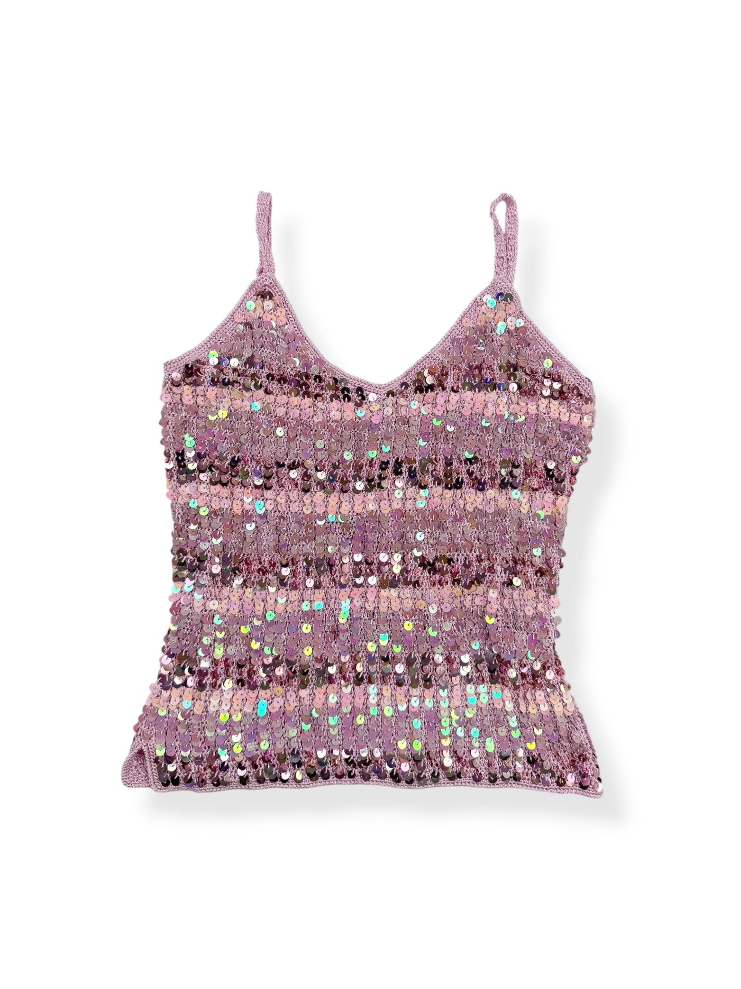 Oasis Striped Purple Sequin Cami ♡ XS/S
