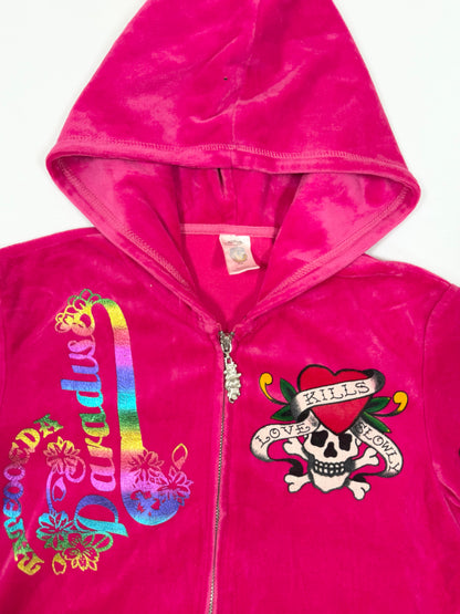 Pink Ed Hardy Tracksuit ♡ L/XL