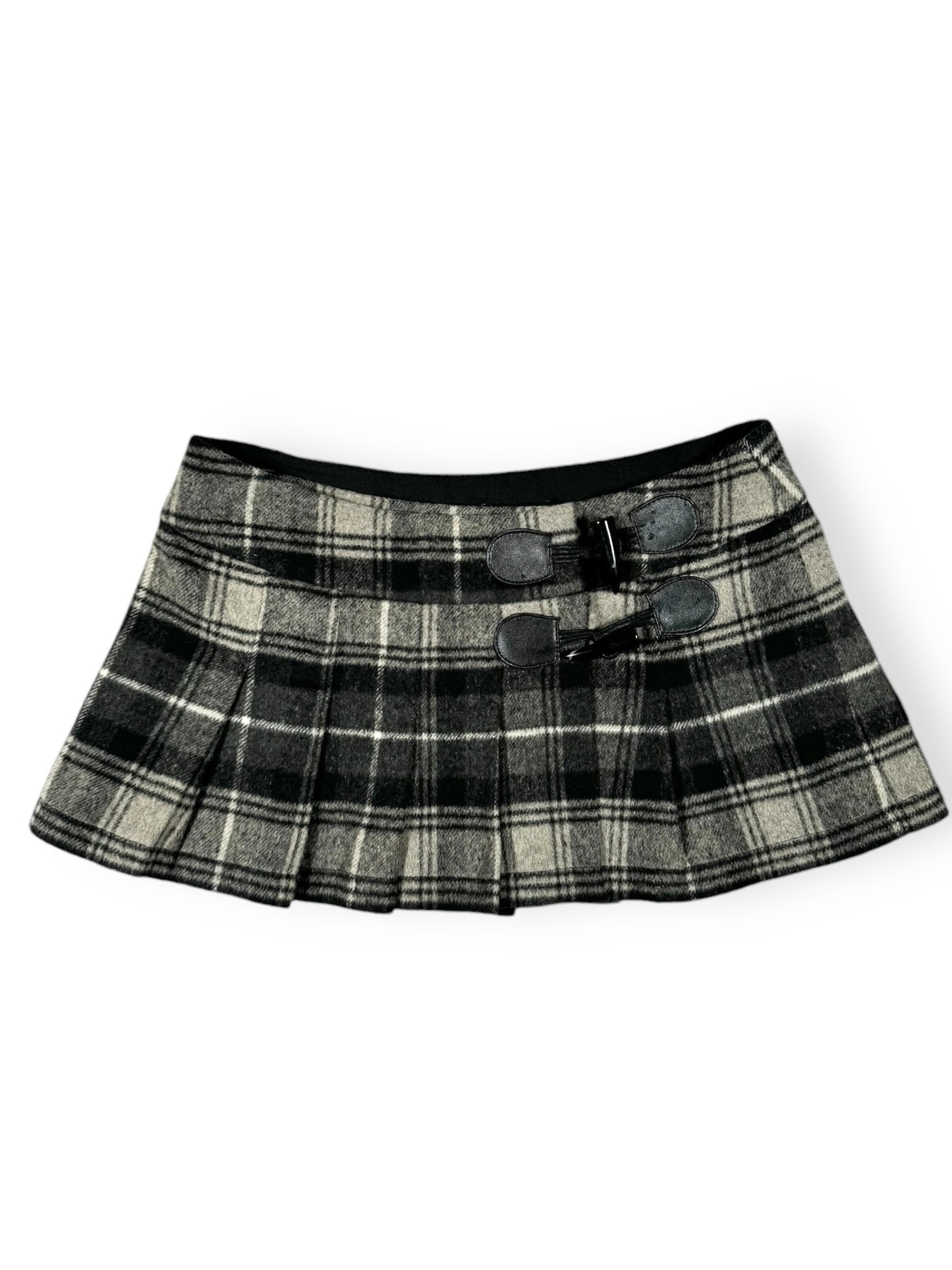 Egoist Plaid Micro Skirt