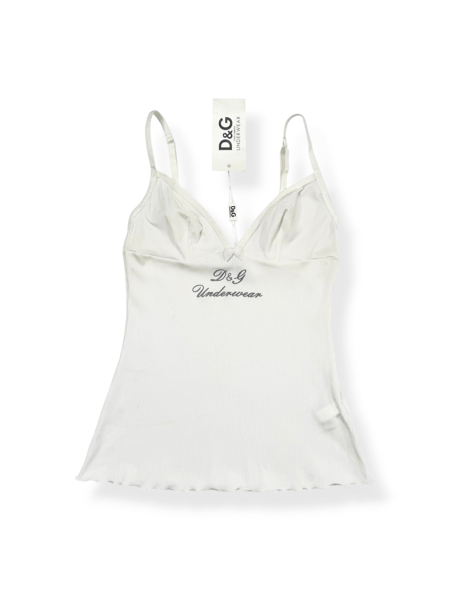 D&G Underwear White Cami ♡ M