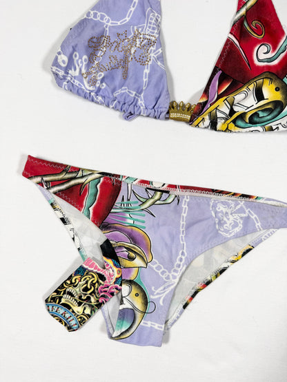 Purple Christian Audigier Bikini ♡ Size S