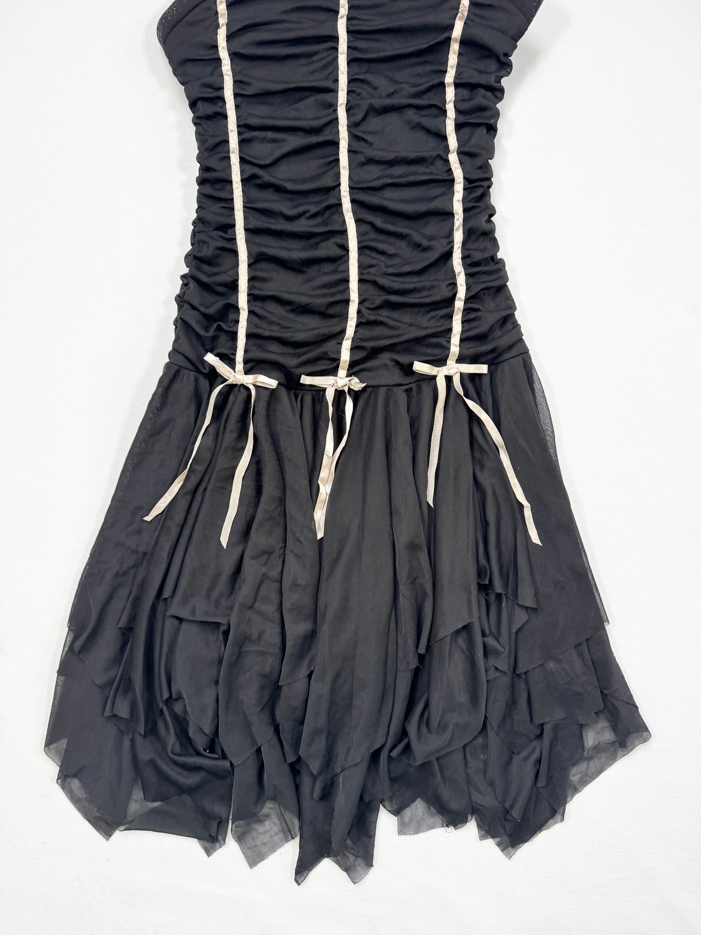 Ruched Ribbon Dress ♡ S