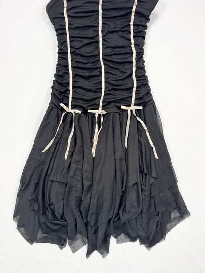 Ruched Ribbon Dress ♡ S