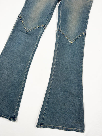 Lipservice Lace Up Flared Jeans ♡ Size S