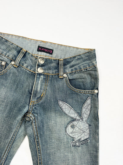 Playboy Bunny Flared Jeans ♡ XXS