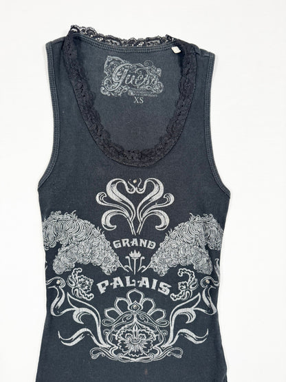 Guess Lace Trim Tank ♡ Size XS