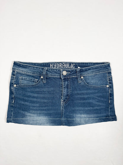 Embroidered Mini Skirt ♡ Size L