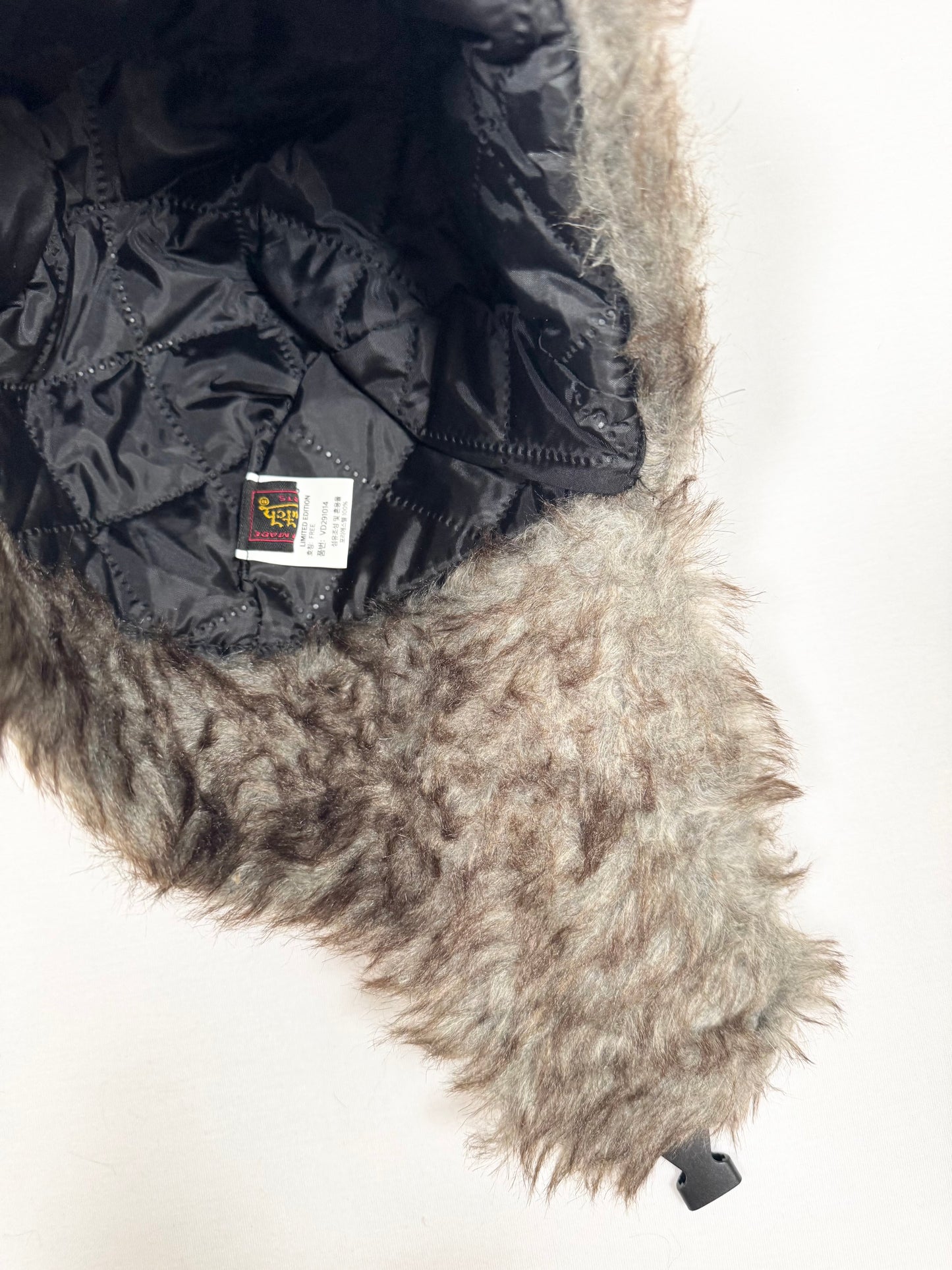 Grey Fur Von Dutch Hat