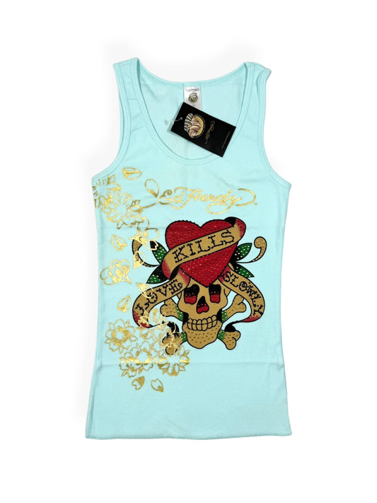 Ed Hardy Blue Tank