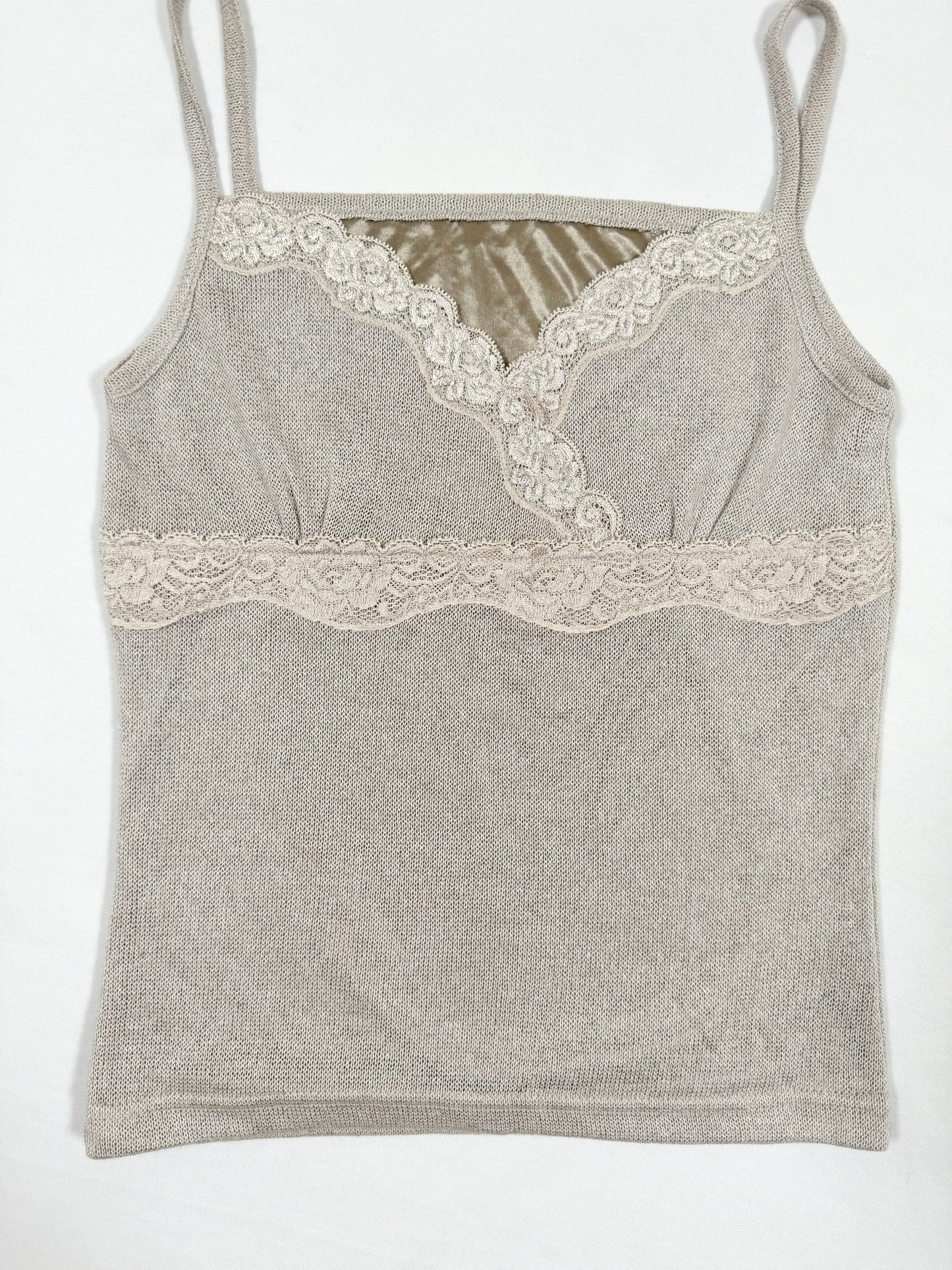 Grey Knit Cami