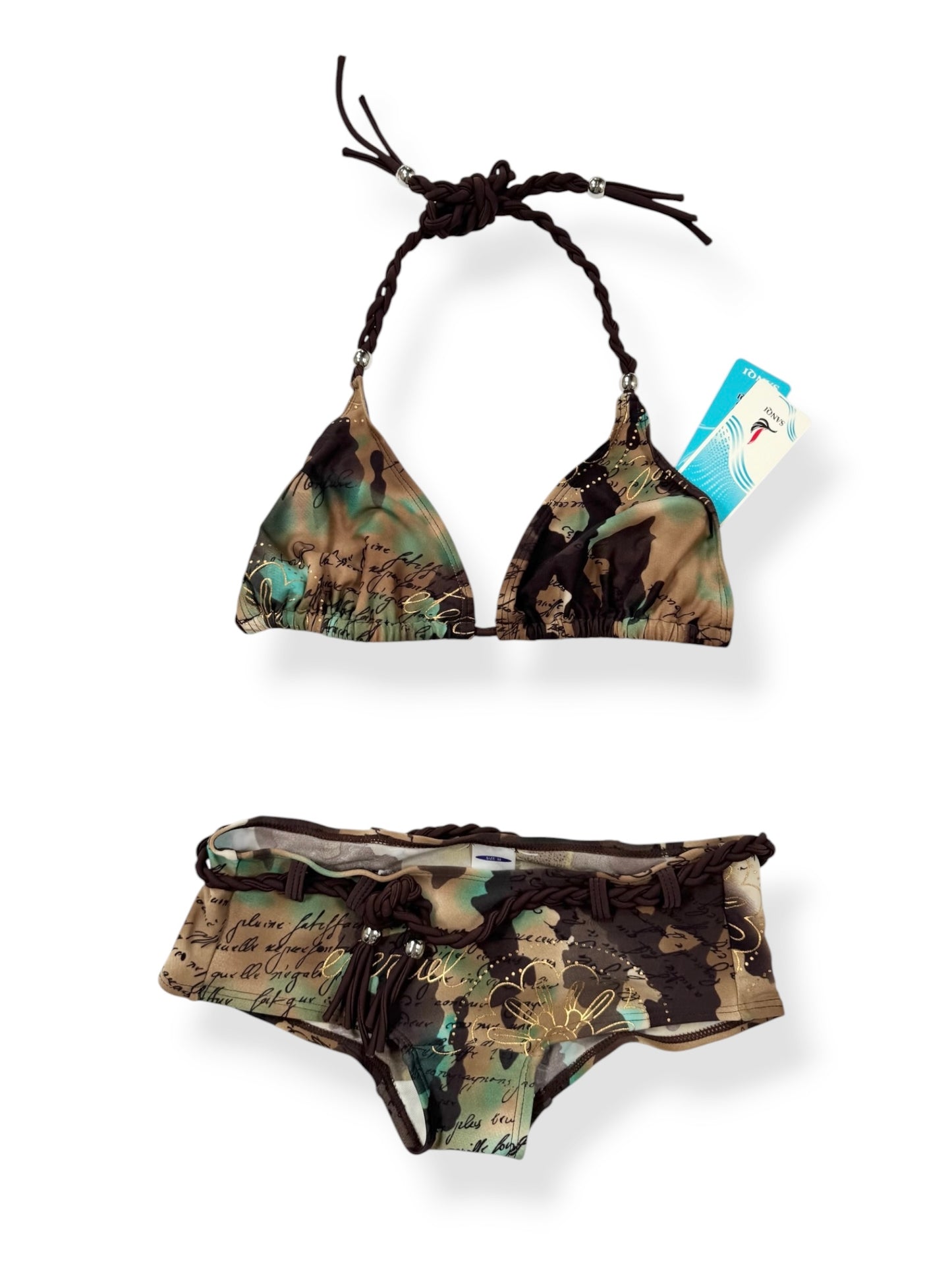Brown Camo Bikini ♡ XS