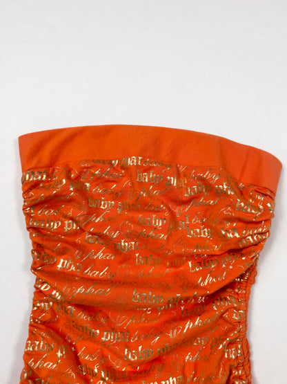 Baby Phat Orange Tube Top ♡ S