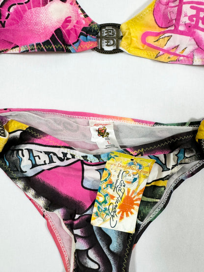 Ed Hardy Metal Hardware Bikini