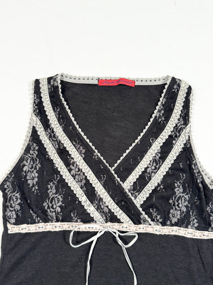 Ruffle Lace Tank ♡ Size S