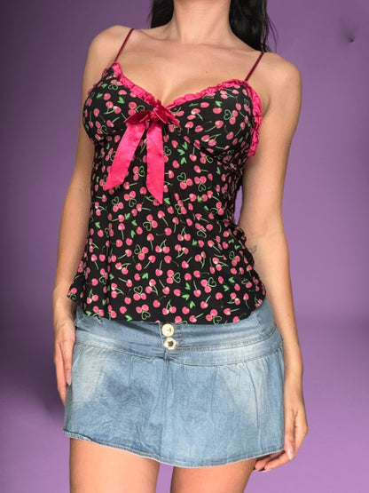 Cherry Bow Cami