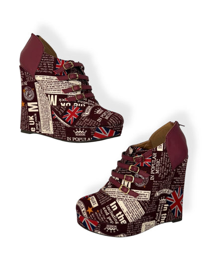Union Jack Wedge Heels