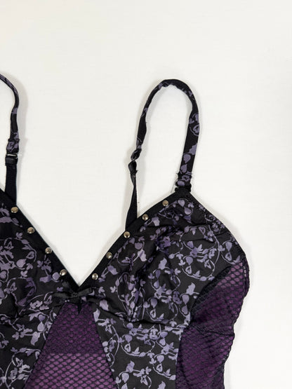 Playboy Purple Romper ♡ XS