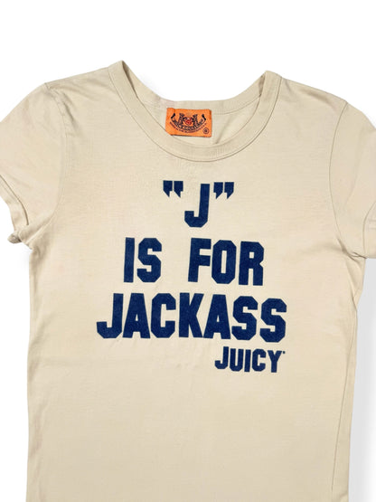 “J Is For Jackass” Juicy Couture Tee ♡ S