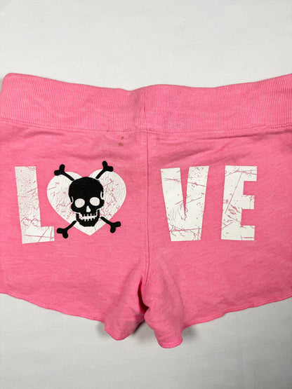 No Boundaries Love Skull Shorts