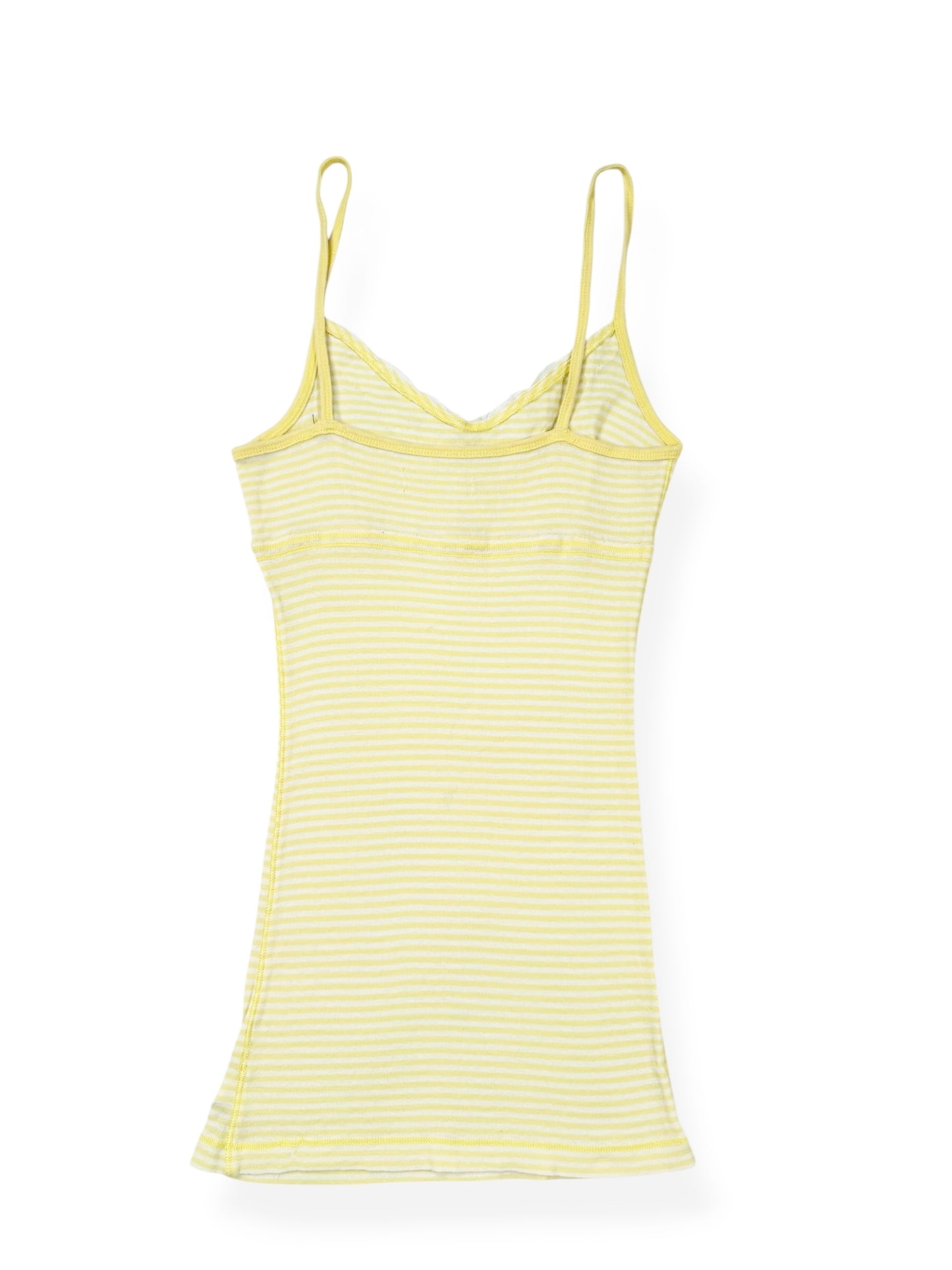 Yellow Striped Hollister Cami ♡ S
