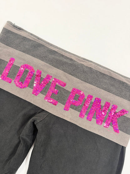 PINK by Victorias Secret Fold Over Waistband Flared Leggings ♡ M