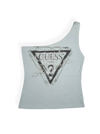 Guess One Shoulder Tank ♡ Size M