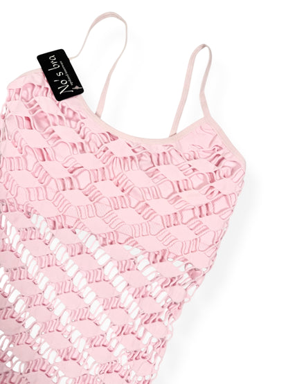 Pink Fishnet Cami ♡ Size XS/S