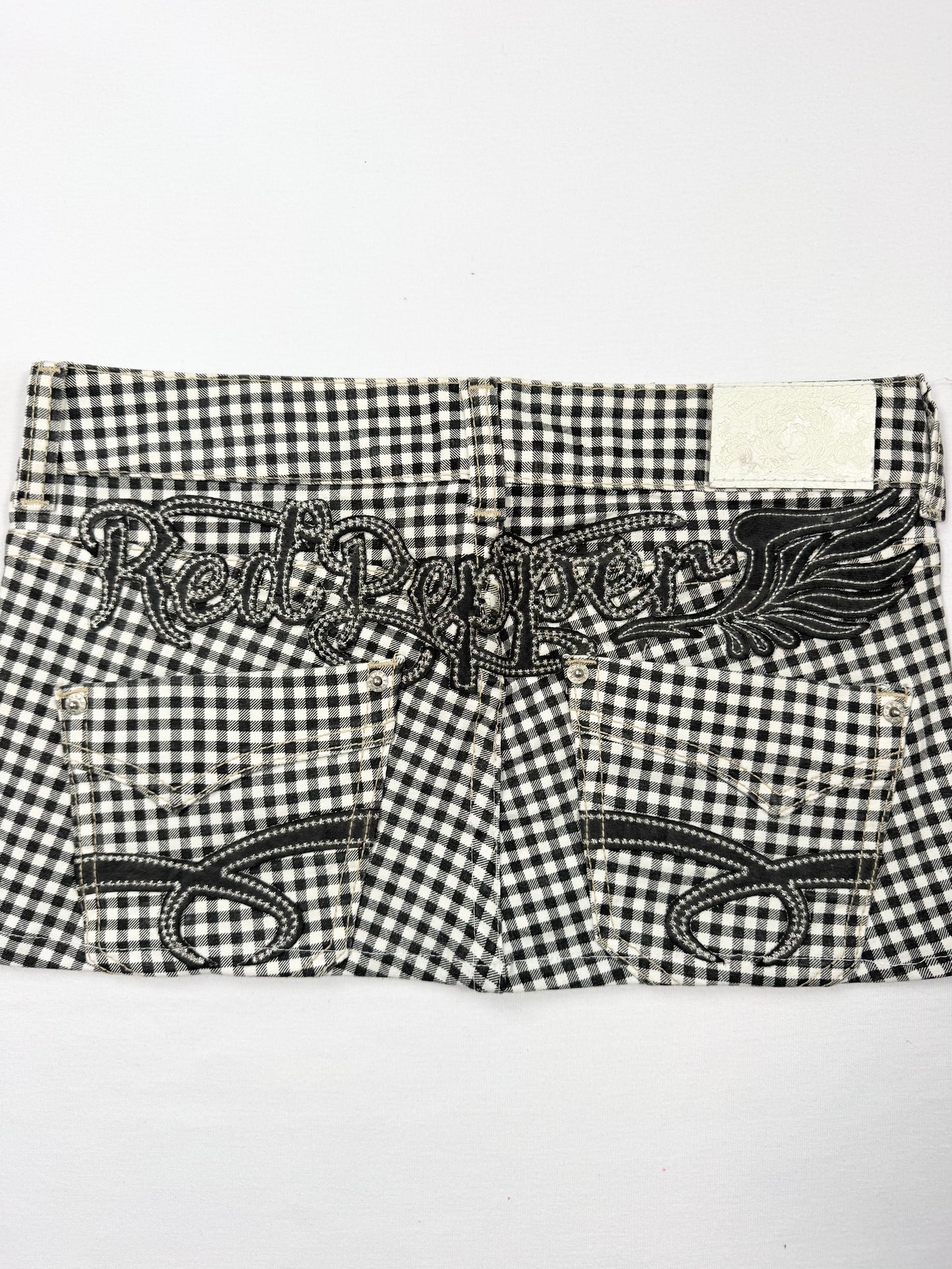 Red Pepper Plaid Mini Skirt ♡ S