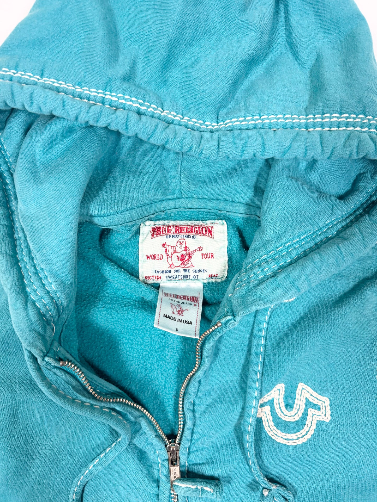 True Religion Zip Up Hoodie