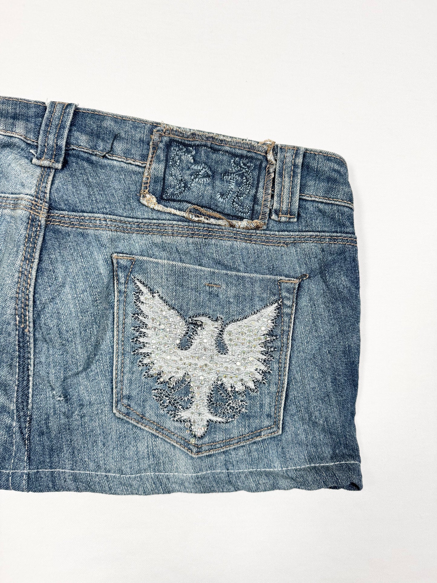 Diamante Mini Skirt ♡ Size M/L