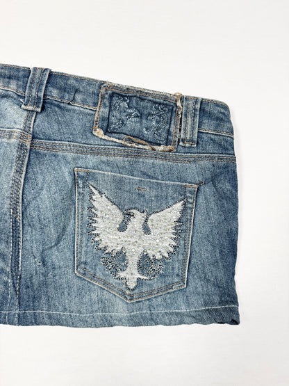 Diamante Mini Skirt ♡ Size M/L