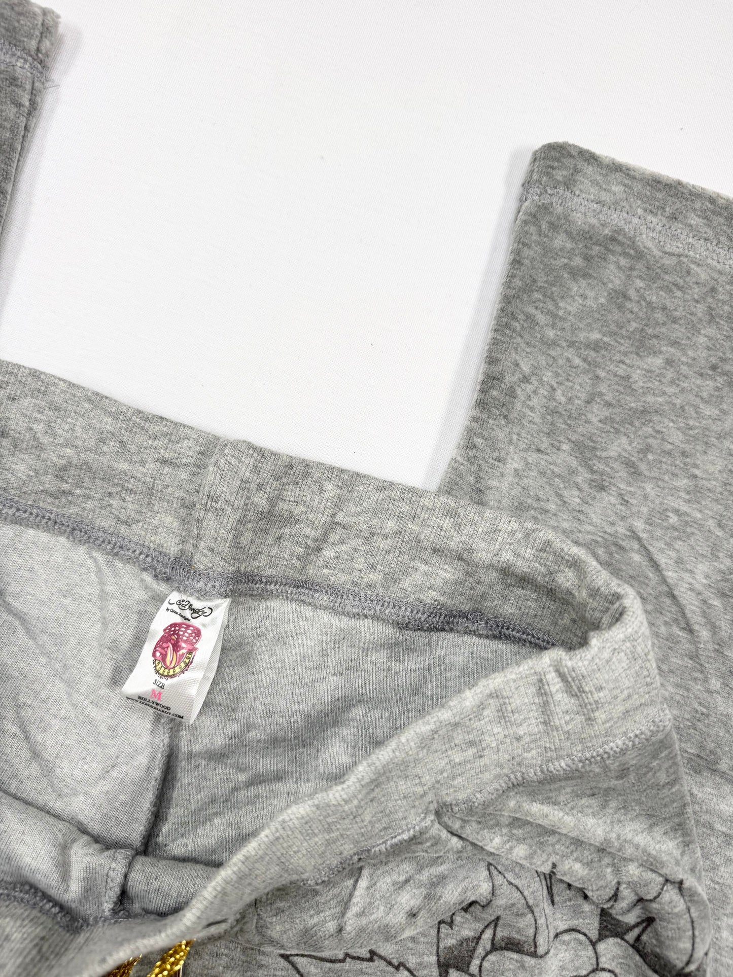 Grey Velour Ed Hardy Tracksuit ♡ S