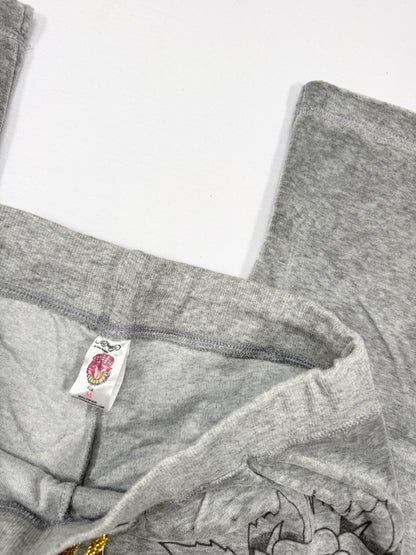Grey Velour Ed Hardy Tracksuit ♡ S