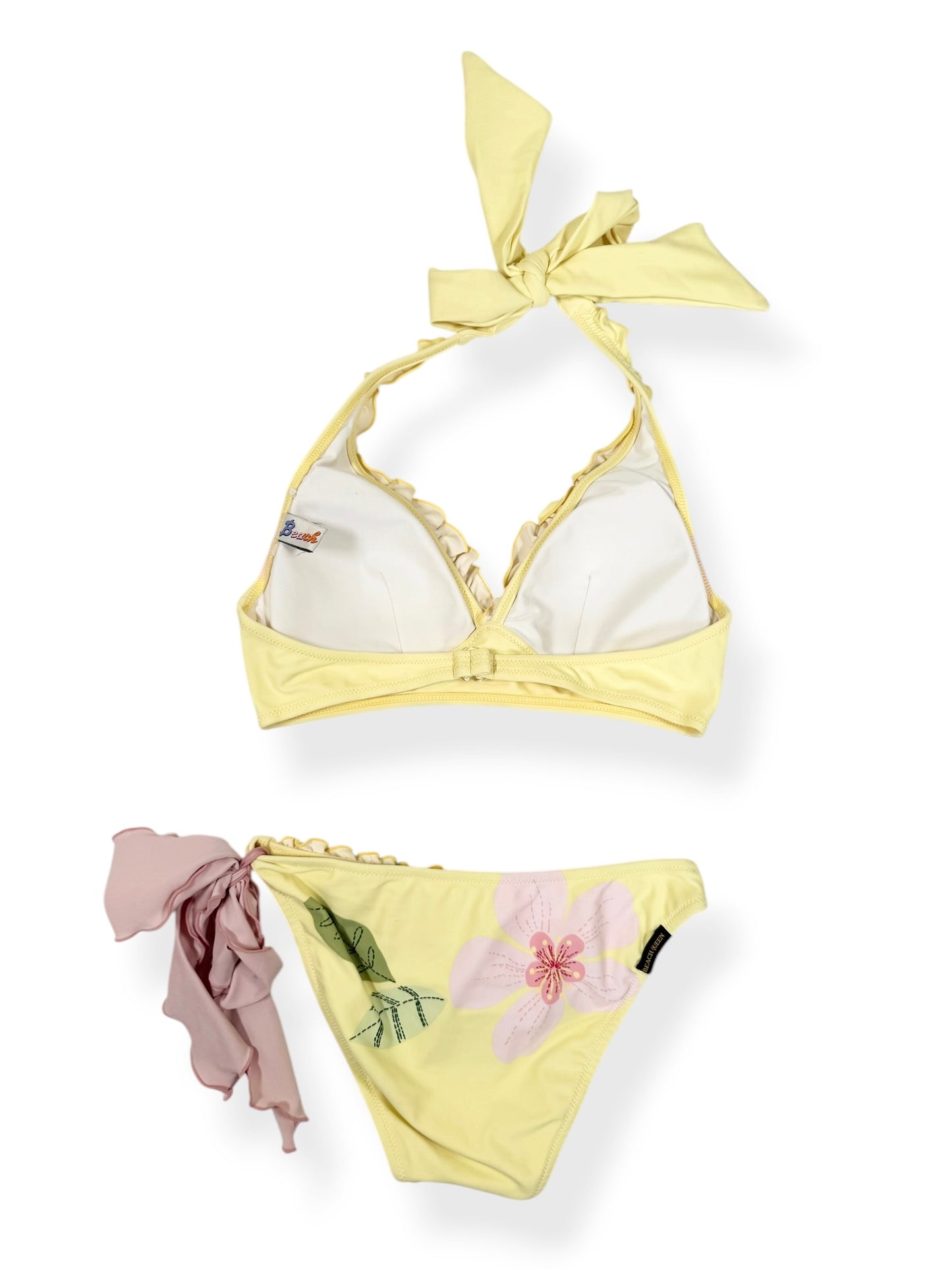 Beach Queen Hibiscus Bow Bikini ♡ XS